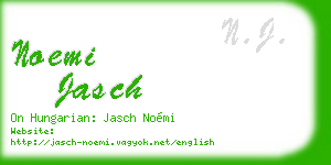 noemi jasch business card